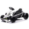24V Go Kart for Kids 8-12, 300W*2 Motors, 9Ah Battery, 8MPH Speed, Music, Horn, 175lbs Max Load White