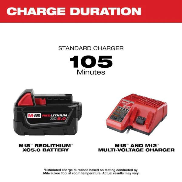 0884-20-48-59-1850 M18 18V Lithium-Ion Cordless Compact Blower with (1) 5.0Ah Battery and Charger