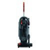 Hoover Commercial HushTone Upright Vacuum Cleaner, 15 inches with Intellibelt, For Carpet and Hard Floors, CH54115, Gray
