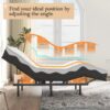 Adjustable Bed Frame -Wireless Remote -Memory Function -Adjustable Bed Base -Head and Foot Lift Incline -Zero Gravity -Quiet Motorfor Lying Down,...