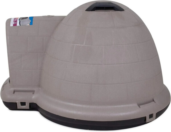 Petmate Indigo Dog House (Igloo Dog House, Made in USA with 90% Recycled Materials, All-Weather Protection Pet Shelter) for XL Dogs -90 to 125...