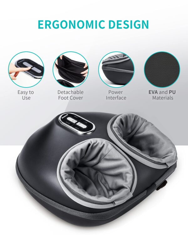 Nekteck Shiatsu Foot Massager Machine with Soothing Heat