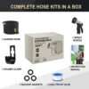 Expandable Garden Hose 100ft - New Patented Water Hose with 40 Layers of Innovative Nano Rubber
