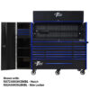 Extreme Tools RX250 Series 72-in x 30-in Roller Cabinet 19-Drawer 250 lb Drawer Slides