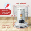 23,500 BTU Indoor Outdoor Convection Kerosene Heater, 2 Pack