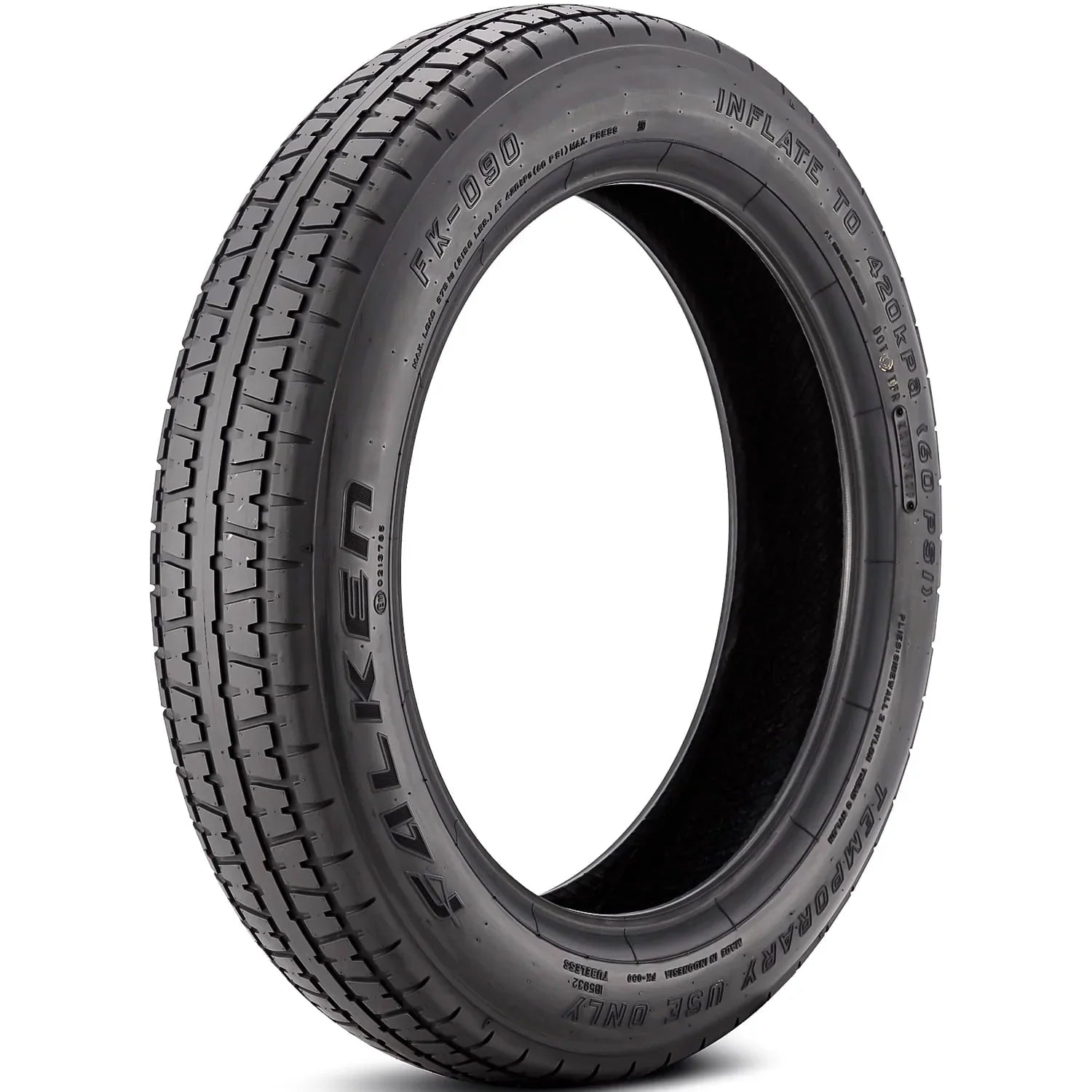 b02f553e70a7e002392b070a1f5a21470a0025a5ff1a9302a1182319408c4045-1 Falken FK-090 T125/70D17 98M Temporary Spare Tire Compact Emergency Replacement Tire