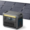 Anker SOLIX C1000 Portable Power Station with 200W Solar Panel, 1800W Solar Generator, 1056wh LFP (LiFePO4) Battery, 6 AC Outlets, Up to 2400W for...