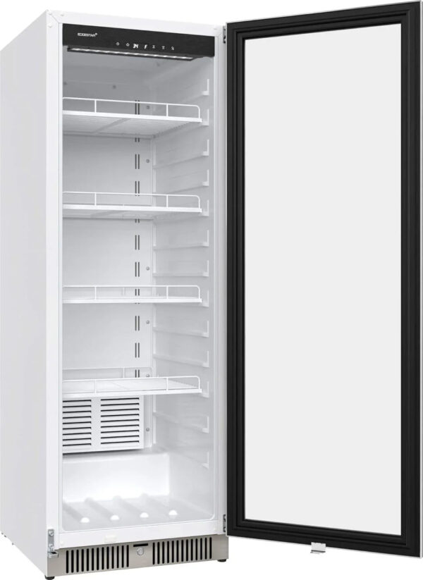 EdgeStar VBM101 22" Wide 10.1 Cu. Ft. Commercial Beverage Merchandiser Stainless Steel, Temp Alarm, Reversible Door