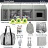 30x20x13Ft Inflatable Paint Booth with Blowers & Air Filter System Professional Spray Tent