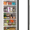 EdgeStar VBM101 22" Wide 10.1 Cu. Ft. Commercial Beverage Merchandiser Stainless Steel, Temp Alarm, Reversible Door