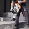 Electric demolition hammer, hydraulic crushing hammer, concrete crusher, heavy-duty electric hydraulic crushing hammer, equipped with chisel...