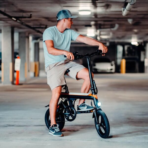 EB3 Electric Bike Adults 21mph, 500W Peak Motor, 270Wh Battery, Rear Suspension, 3 Levels Assist, 14" Folding Ebike for Adults and Teens, Complies...