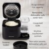 KitchenAid Grain and Rice Cooker 8 Cup with Integrated Scale and Delayed Cook, KGC3155BM