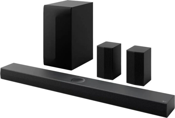 LG 5.1.1-Channel S70TR Home Theater Soundbar with Wireless Subwoofer and Rear Speakers, Dolby Atmos, WOW Orchestra Black