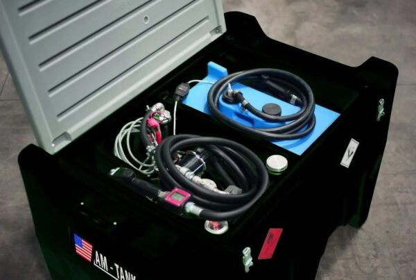 AM-TANK 105gl DIESEL + 13gl DEF COMBO Portable Tank with 12V Pumps