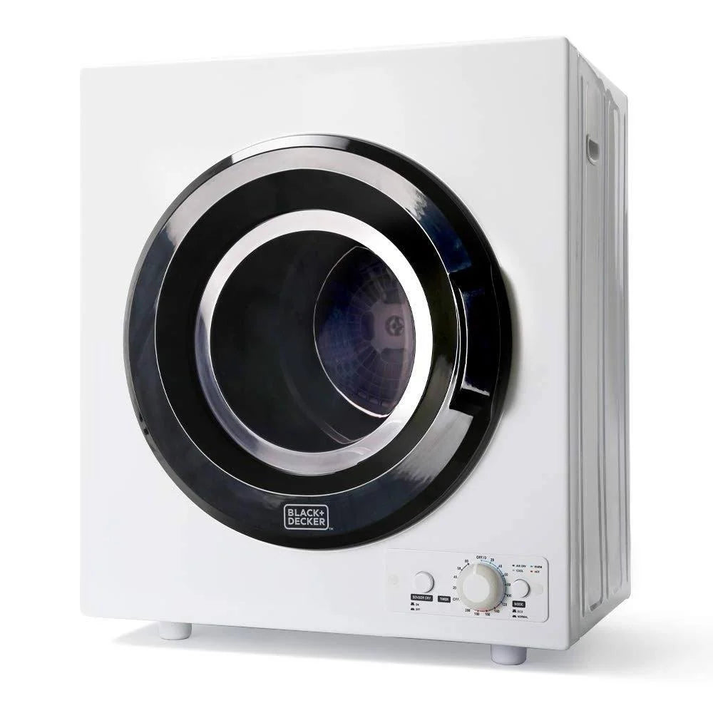 Black+decker 3.5 Cu. ft. Portable Dryer White Black