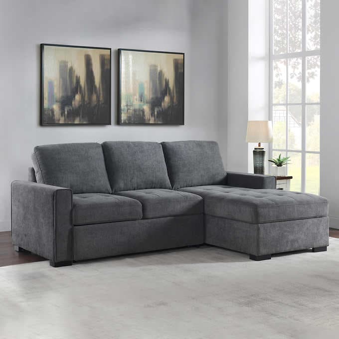 bb6f8b716f124a6c3263e233b6ba0d7f37c1119594667b489acc3c0b270131b0 Kendale Sleeper Sofa with Storage Chaise