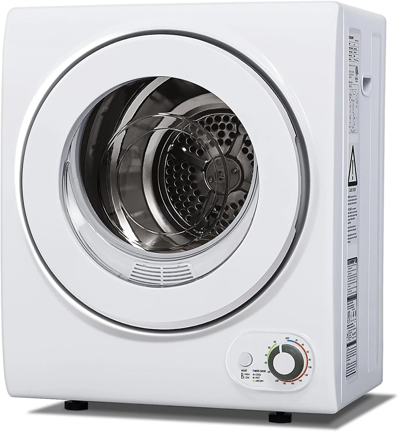 becd9db7bd59db258aa9d91522e4c567b83de151eb269aa3b84003920a5c248c Portable Clothes Dryer 850W, 1.5 cu.ft, Compact & Quiet, Wall-Mountable, ETL Certified, Ideal for Small Spaces