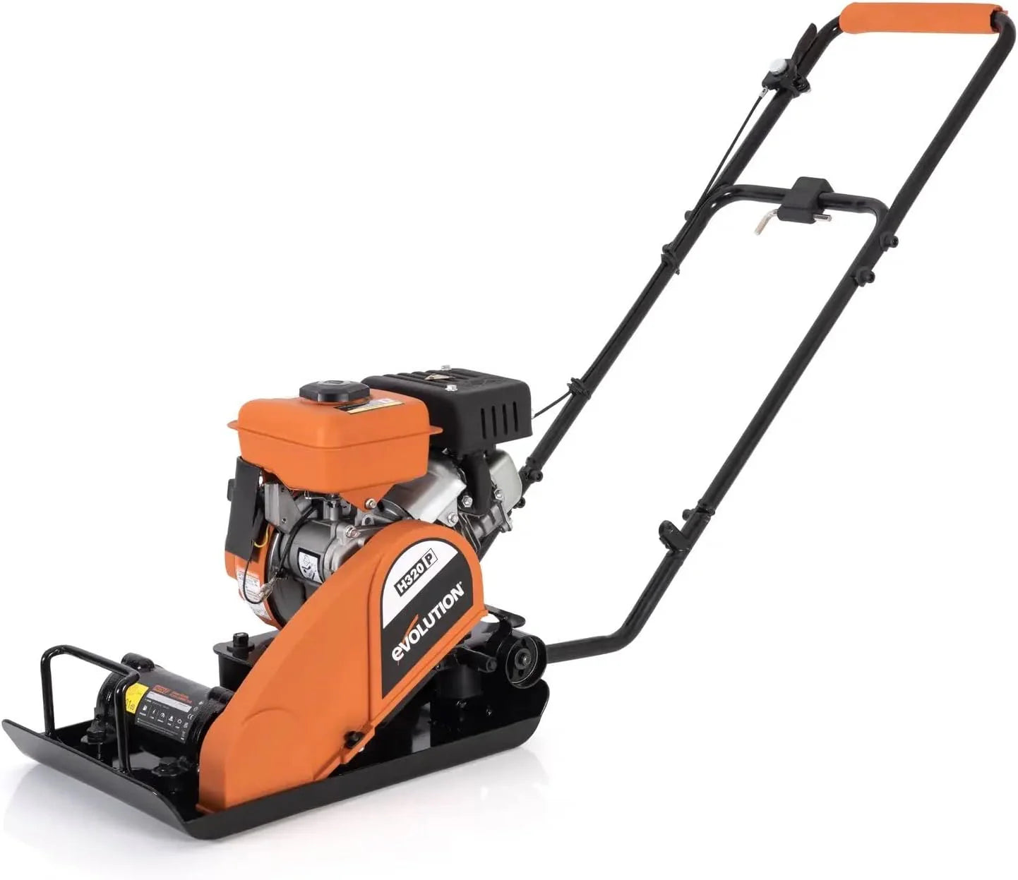 bf9f8b04b9a47f08fa2ecd7e163be8f808cb6cbf42c98338d9486ffe1816b4e4 Electric Compactor Plate - Ideal For Levelling Pavement, Artificial Turf Ground Preparation, Patio, Blockwork, Sand, Soil & More