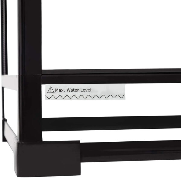 50 Gallon Reptile Glass Terrarium Tank Double Hinge Door with Screen Ventilation Large Reptile Terrarium 36" x 18" x 18"(Knock-Down)