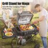 Collapsible Grill Stand for Ninja Woodfire Grill, Traeger, Pit Boss, and 22" Blackstone Griddle
