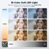 D50 LED Video Light Panel Lights 15.4", 2 Packs 45W 3000K-8000K Bi-Color Dimmable Photography Lighting, CRI 96+ Videography Lighting for Video...
