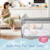 Baby Playpen with Mat 75"*59", Extra Large Playpen for Babies and Toddlers with Storage Bag, BPA-Free, Non-Toxic, Safe No Gaps Playards for...