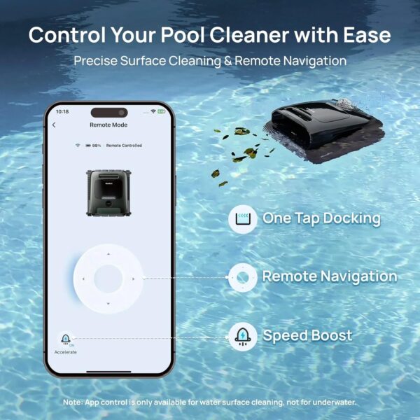 Beatbot AquaSense 2 Pro Cordless Pool Vacuum Robot, Unmatched 5-in-1 Cleaning, Surface Parking, Skims Water Surface with APP Control, Water...