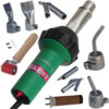 Hot Air Plastic Welder 110V 1600W Heat Gun Professional Welding Torch Gun for PVC, TPO, Vinyl Roof,Plastic Welding Kit with Welding Nozzles, Seam...