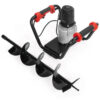 XtremepowerUS 1500W Electric Post Hole Digger with 6 Auger Bit, Anti Vibration Handle & Safety Lock for Soil & Fence Posts