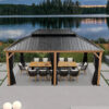 18 Ft. W x 12 Ft. D Metal Patio Gazebo