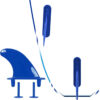 Wavestorm 8ft Classic Surfboard // Foam Wax Free Soft Top Longboard for Adults and Kids of All Levels of Surfing