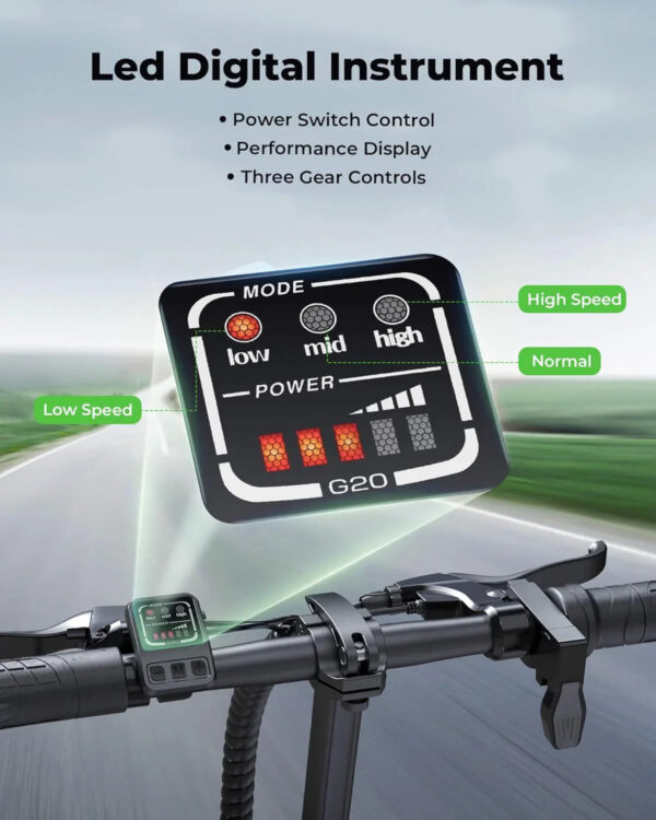 Electric Bike for Adults 500W Motor, 20 mph Folding Ebike, 14"/16"/20" Adults Electric Bicycles with Smart Uphill, 280.8Wh Battery, 25 Miles PAS...