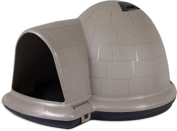 Petmate Indigo Dog House (Igloo Dog House, Made in USA with 90% Recycled Materials, All-Weather Protection Pet Shelter) for XL Dogs -90 to 125...