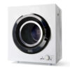 3.5 Cu. ft. Portable Dryer White Black