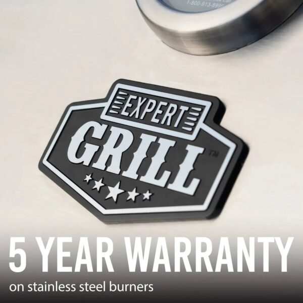 Expert Grill 5-Burner Propane Gas Grill with Side Burner