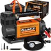 Air Compressor with Digital Pressure Gauge Tire Inflator Kit, 12V Portable Inflator 7.06ft/Min, Offroad Air Pump for Truck Tires, Heavy Duty Max...