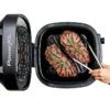 PowerXL Grill Air Fryer Combo Plus 6 QT 12 in 1 Indoor Slow Cooker, Roast, Bake, 1550 Watts, Stainless Steel Finish : Home & Kitchen