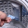 Portable washing machine, a combination of fully automatic washing machine and spin dryer, with built-in pump drainage system, capacity 8 pounds,...