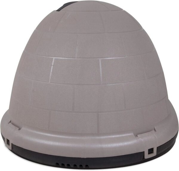 Petmate Indigo Dog House (Igloo Dog House, Made in USA with 90% Recycled Materials, All-Weather Protection Pet Shelter) for XL Dogs -90 to 125...