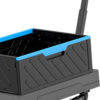 Foldable trolley: A wheeled foldable trolley, suitable for outdoor camping activities