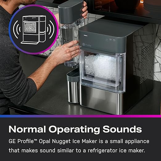 GE Ice Maker - 38 lbs/day + Free Ice Bucket & Scoop
