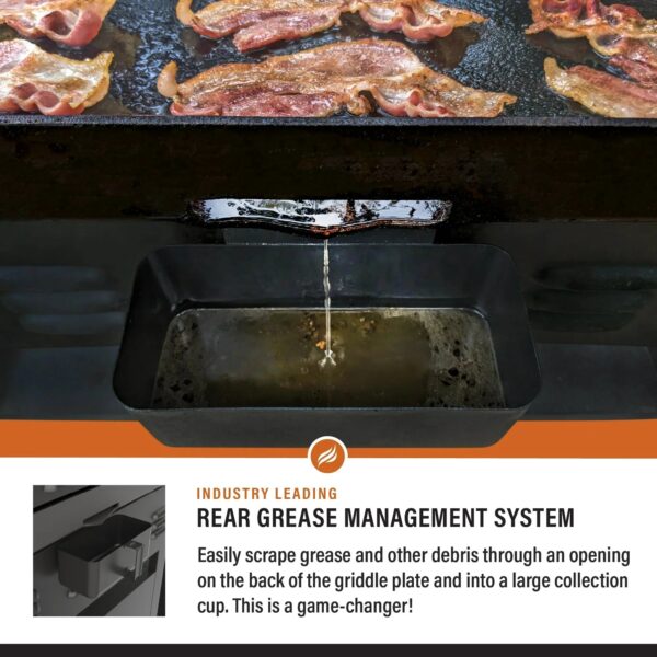 Blackstone 4-Burner 36" Propane Outdoor Griddle with Air Fryer and Hood
