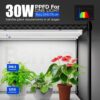 Barrina Mini Greenhouse with LED Grow Light for Indoor Plant, 4-Tier Portable Metal Plant Stand with Wheels, Plant Shelf with Tent, 6Pcs Plant...