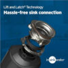 InSinkErator Badger 5 Garbage Disposal, 1/2 HP Continuous Feed, Durable Steel, Easy Install