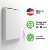Envi Plug-in Electric Panel Wall Heaters for Indoor Use, Energy Efficient 24/7 Heating w/Safety Sensor Protection