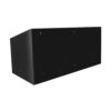 Extreme Max Dual Fuel Jug Holder Aluminum Design for Two 5 Gallon Jugs, Black Storage Organizer for Trailers & Garages