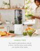 Nama J2 Cold Press Juicer Self Feeding for Hands Free Operation with Wide Mouth Hopper for Whole Recipe Loading, Zero Waste Masticating Juicer For...