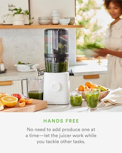 Nama J2 Cold Press Juicer Self Feeding for Hands Free Operation with Wide Mouth Hopper for Whole Recipe Loading, Zero Waste Masticating Juicer For...
