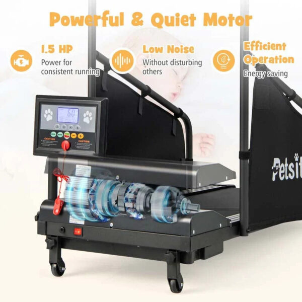 200 Lbs Dog Treadmill Pet Running Machine Indoor Pet Exercise Equipment With Remote Amp 14039039 Lcd Screen